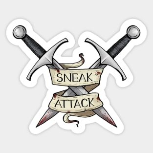 Rogue - Sneak Attack Sticker